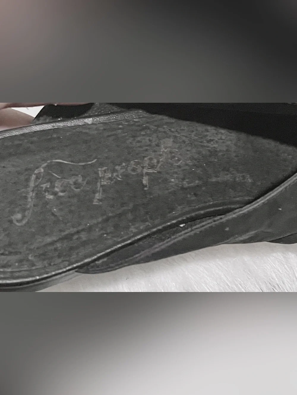 Free People Cinched Black Leather Mule Flats Size 40